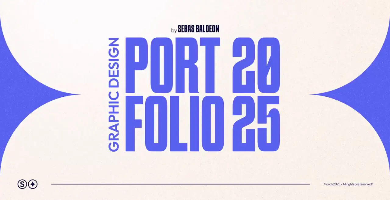 Frame from Cobalt and cream portfolio deck