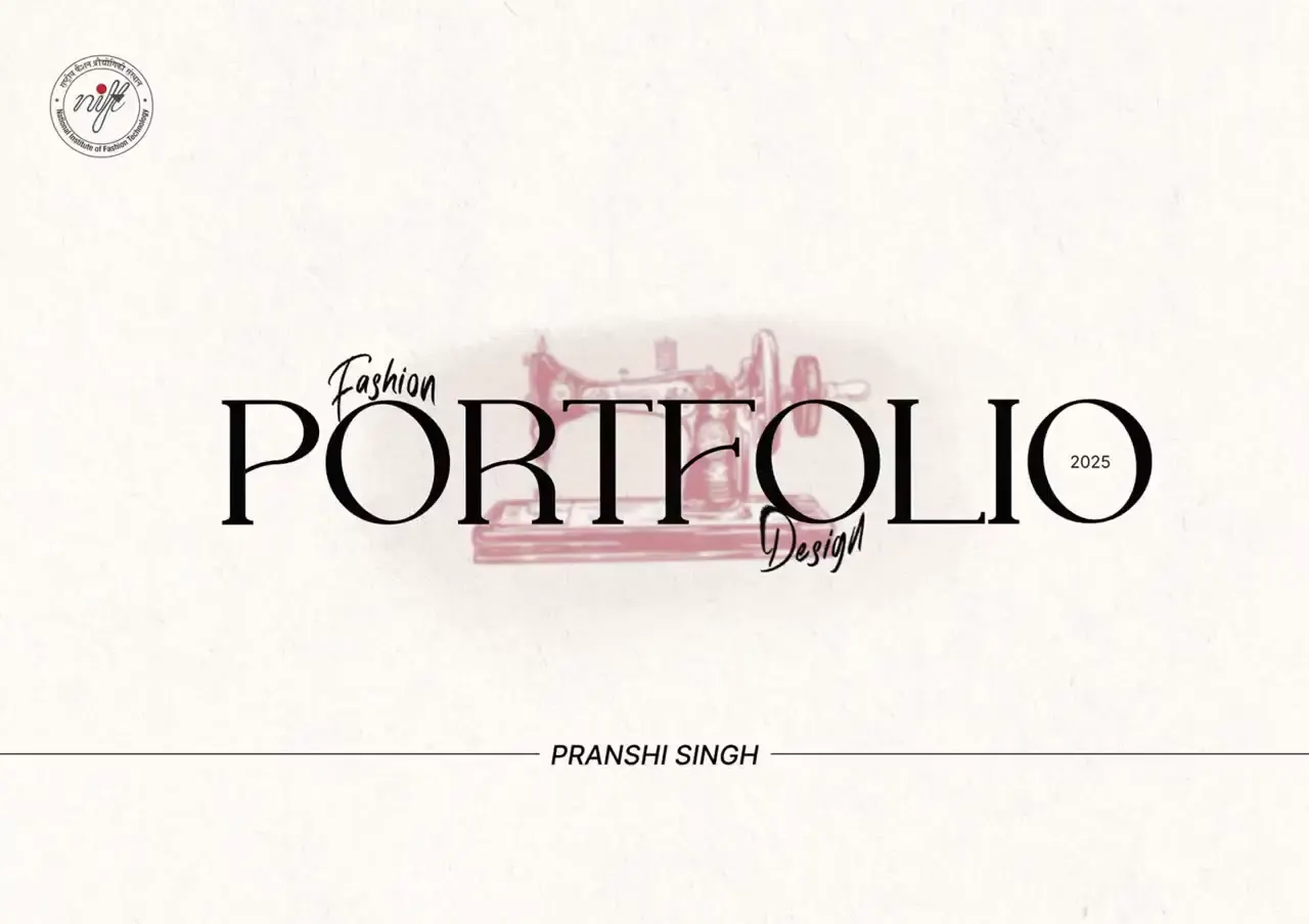 Frame from Cream and indigo fashion portfolio