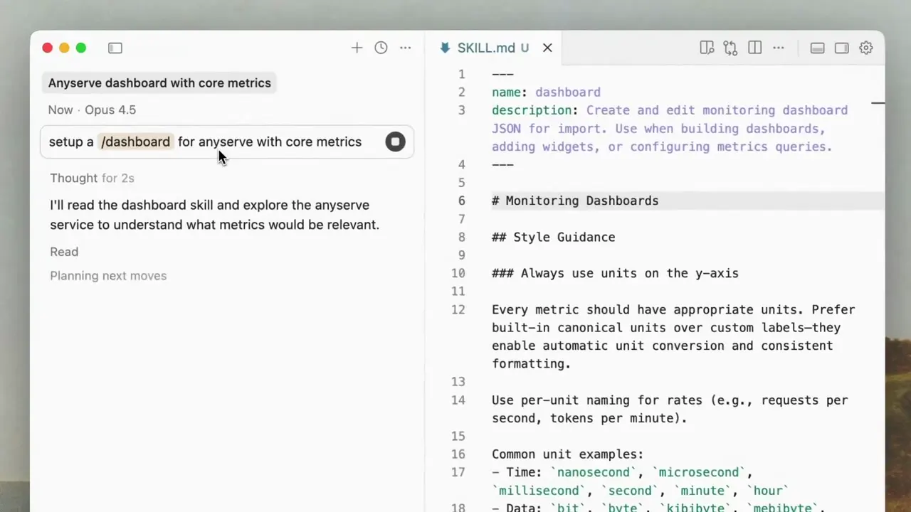 Frame from Cursor Agent Skills announcement