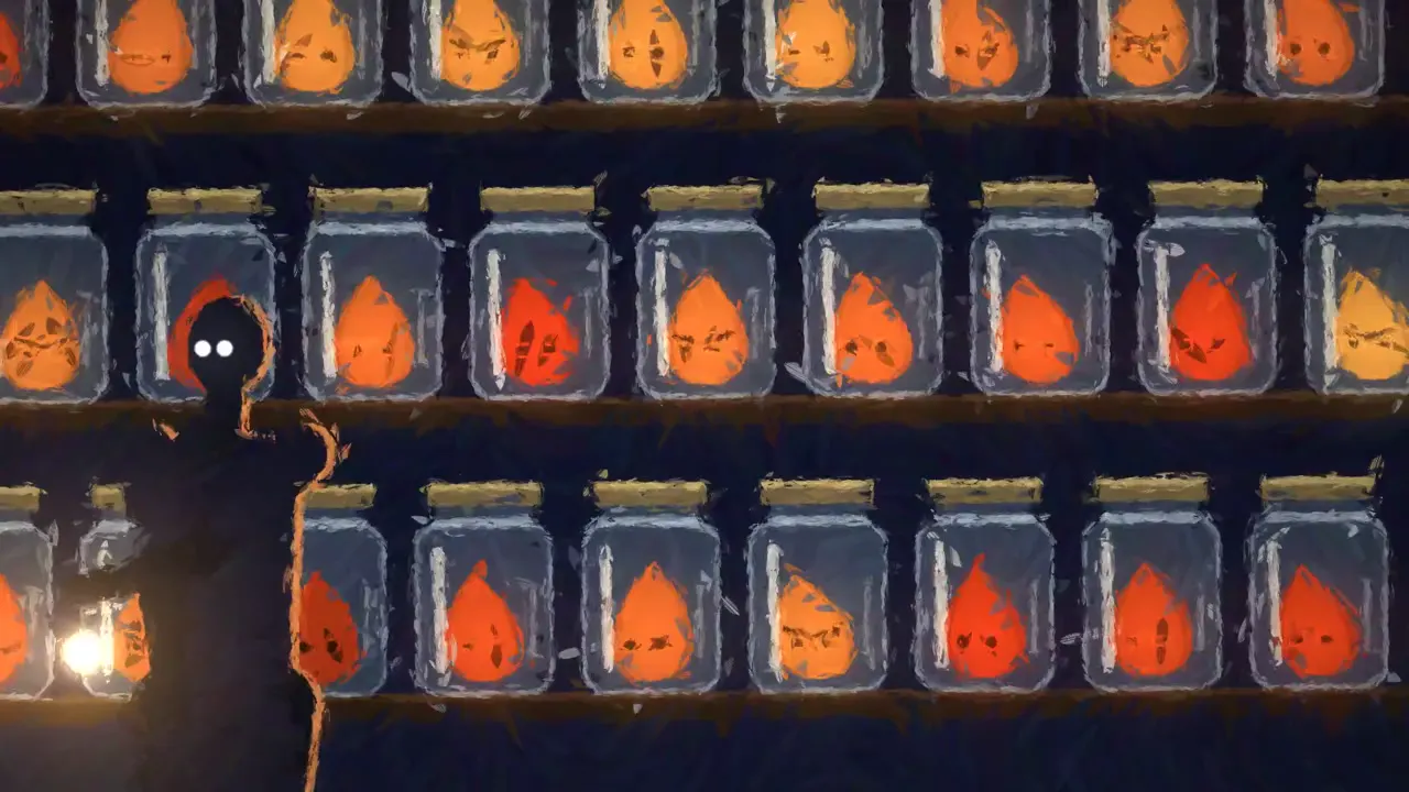 Frame from Functional Emotions painted music video