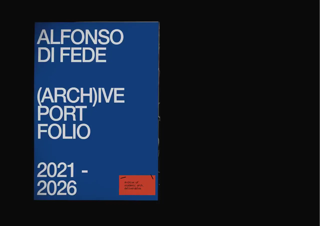 Frame from Architecture archive in grey and red