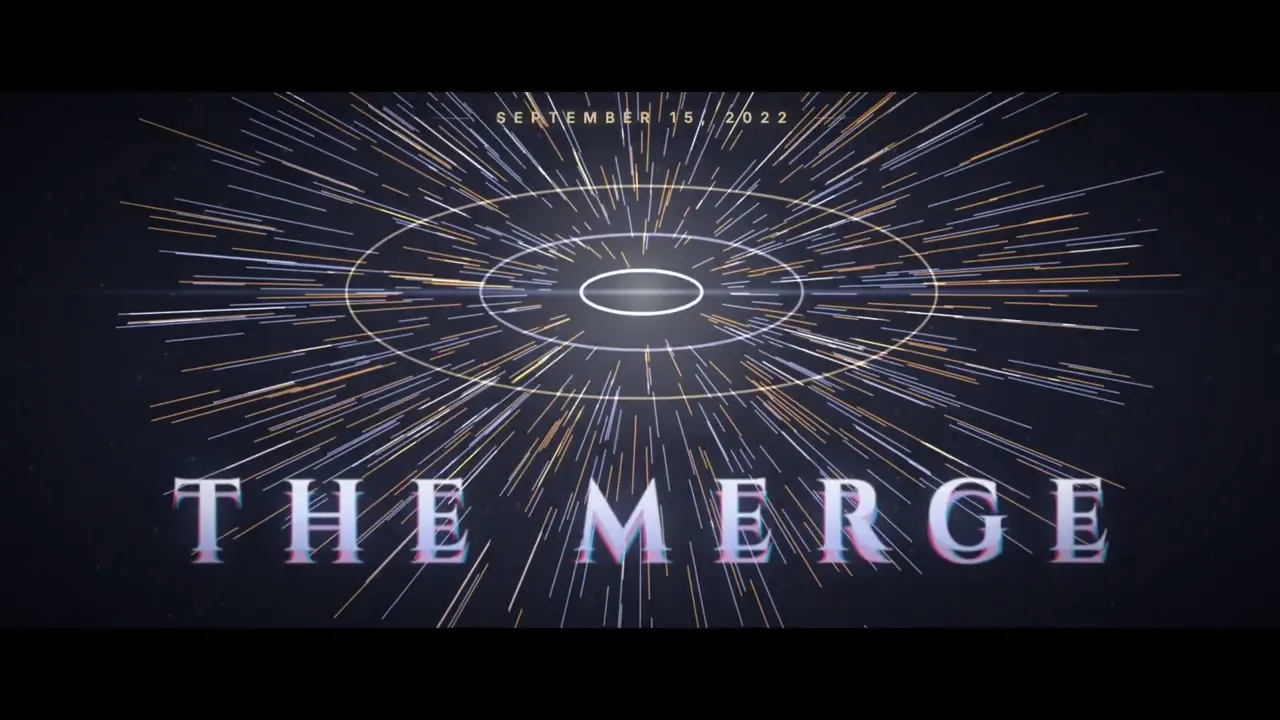 Frame from Ethereum history as a documentary trailer