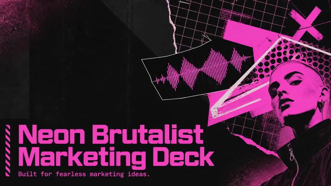 Frame from Pink-and-black campaign collage