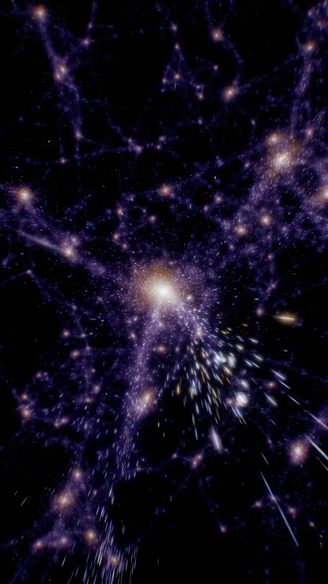 Frame from Shader universe grown from one typed word
