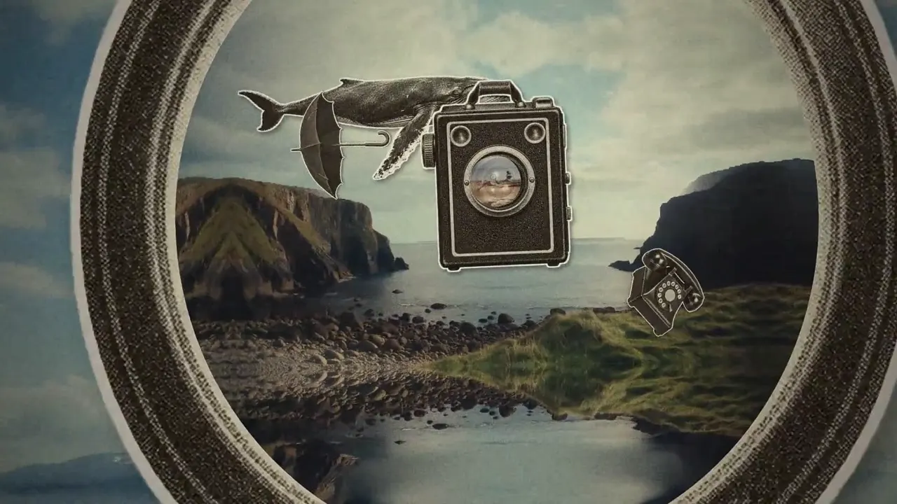 Frame from Infinite-zoom loop through vintage objects