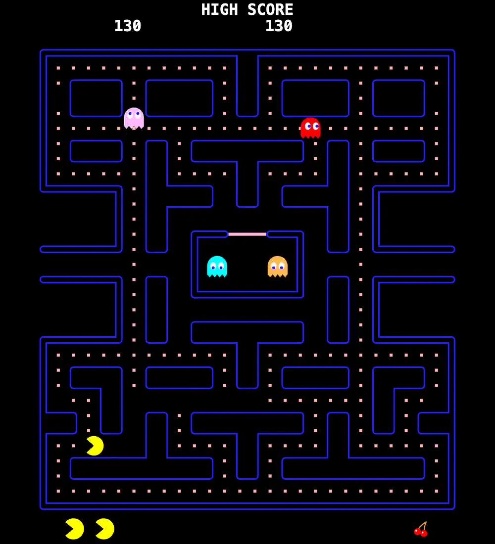Frame from Pac-Man from one prompt, 36 ways