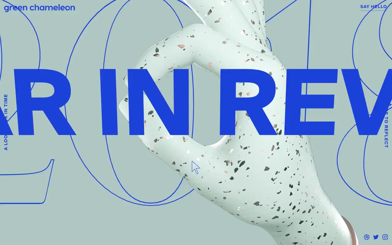 Frame from A sculptural year in review