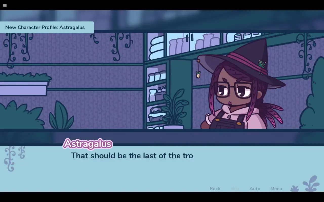 Frame from Astra's garden