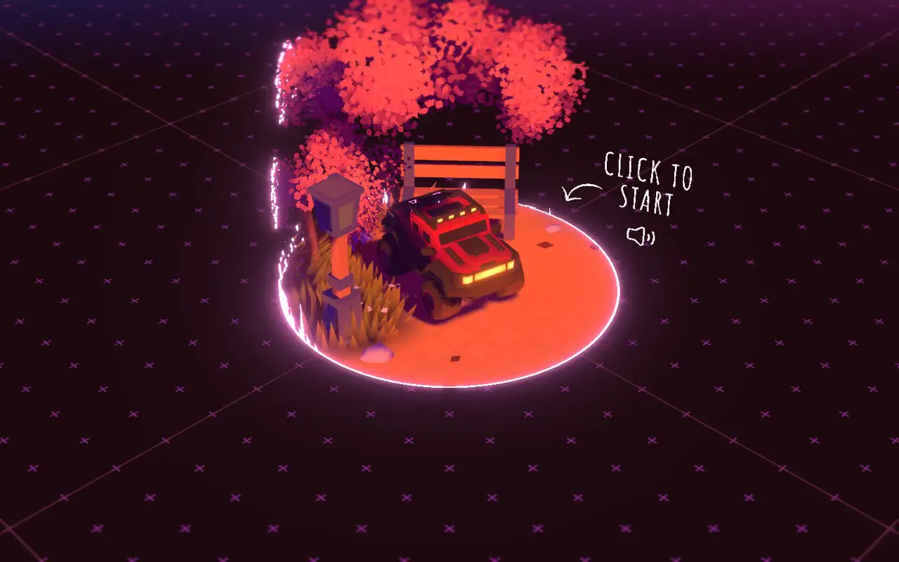 Frame from Neon vehicle diorama