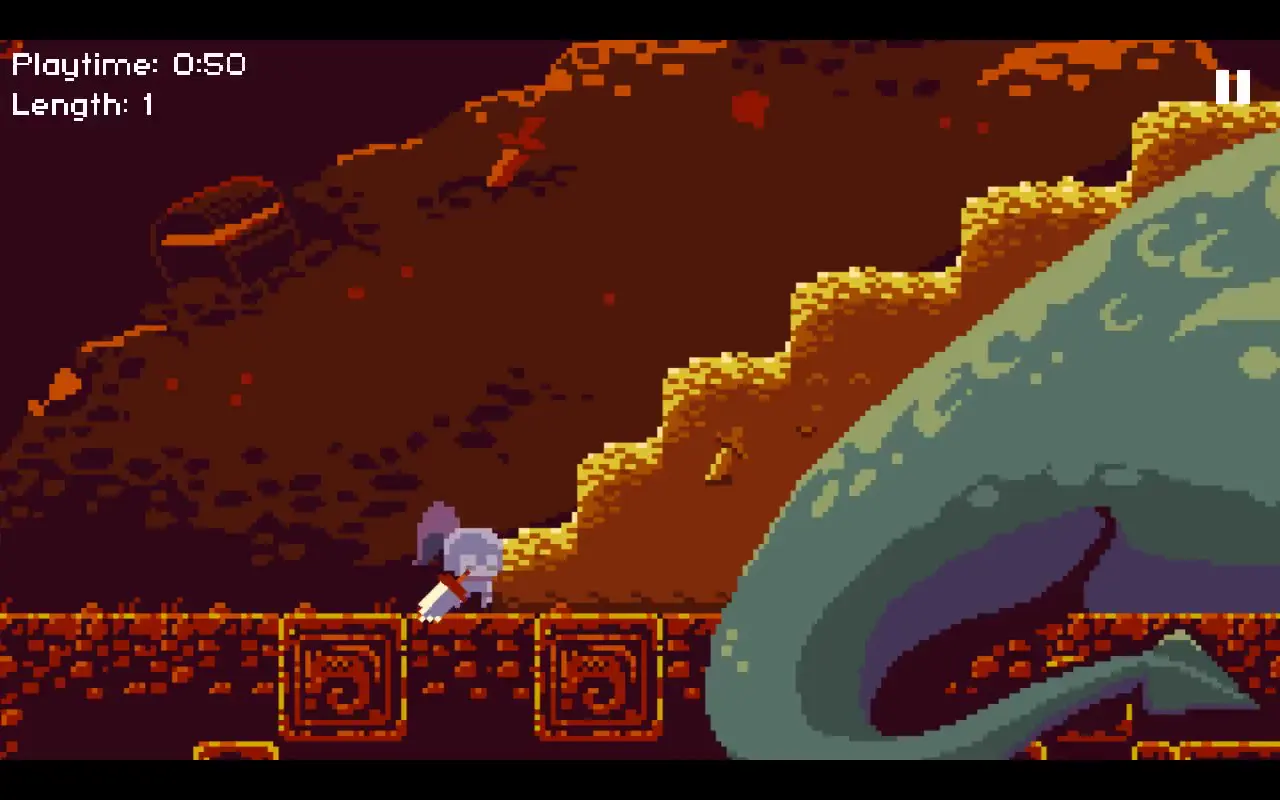 Frame from Deepest sword cavern scene