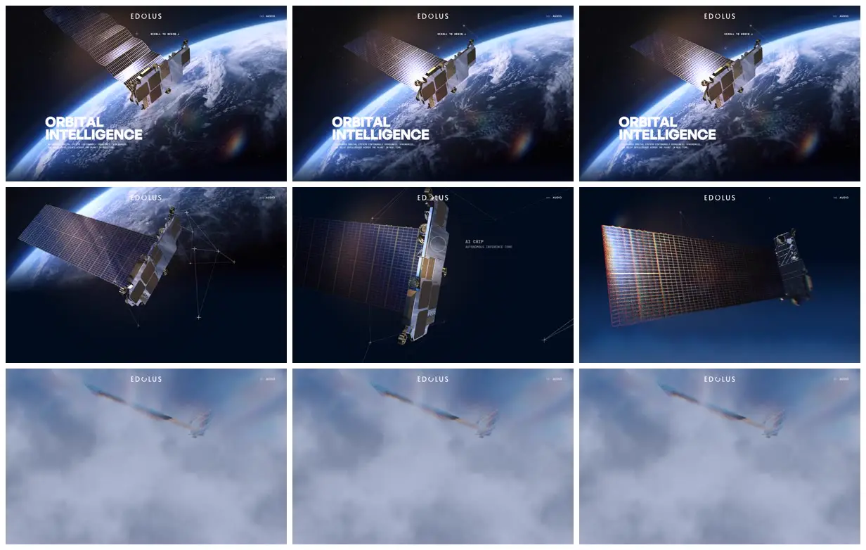 Nine frames from across Edolus