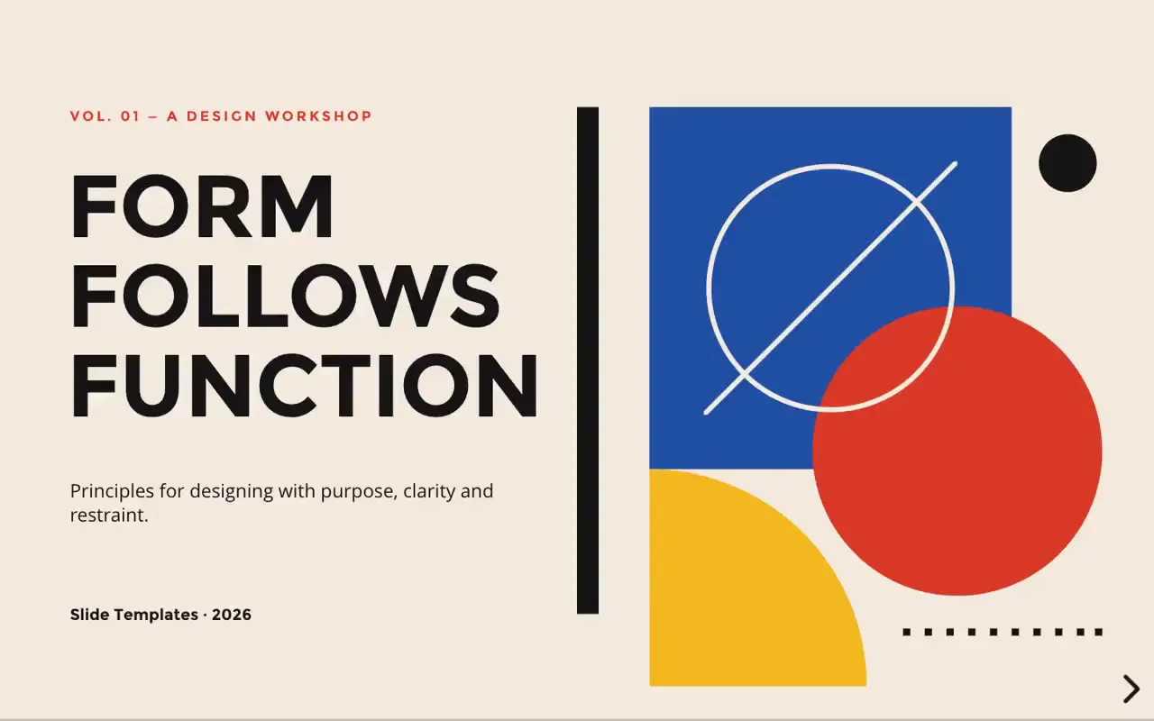 Frame from Geometric design workshop deck