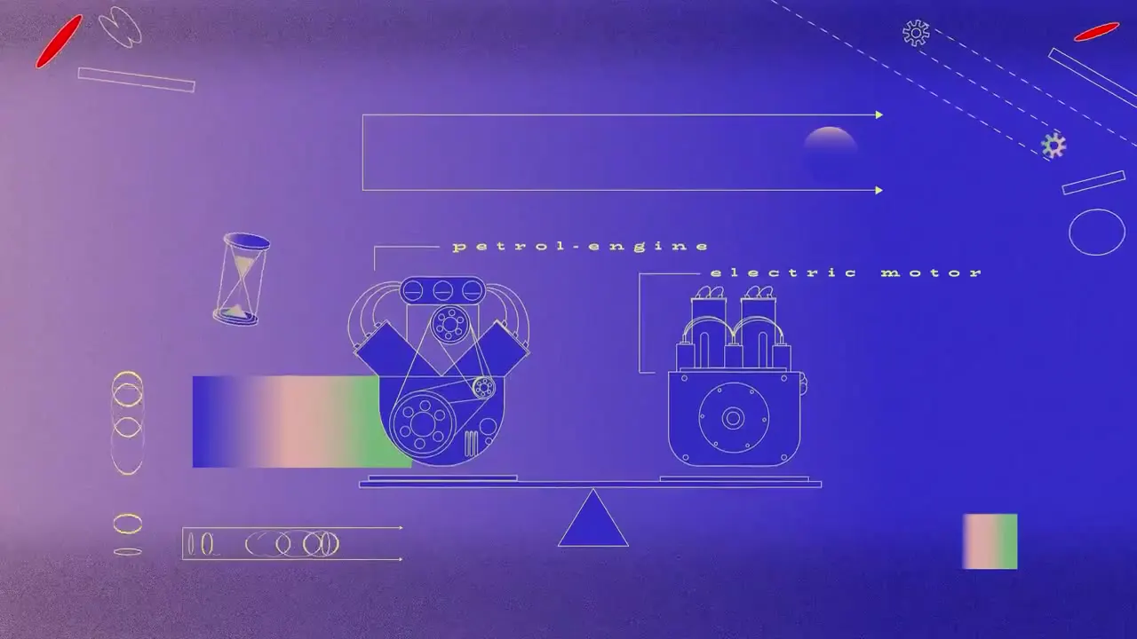 Frame from An illustrated electric vehicle history