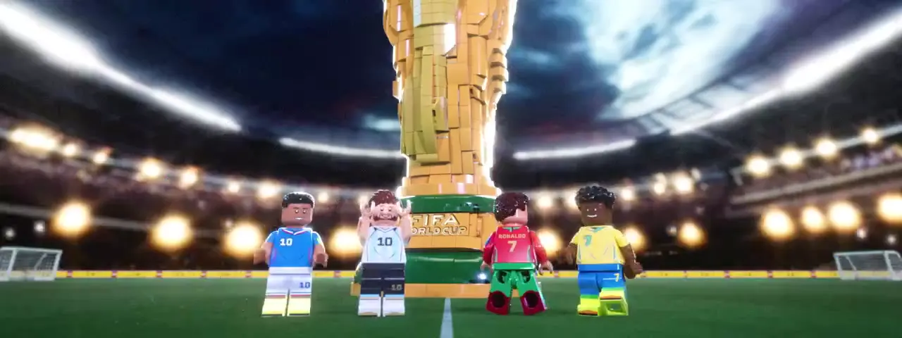 Frame from Brick football stars in a stadium