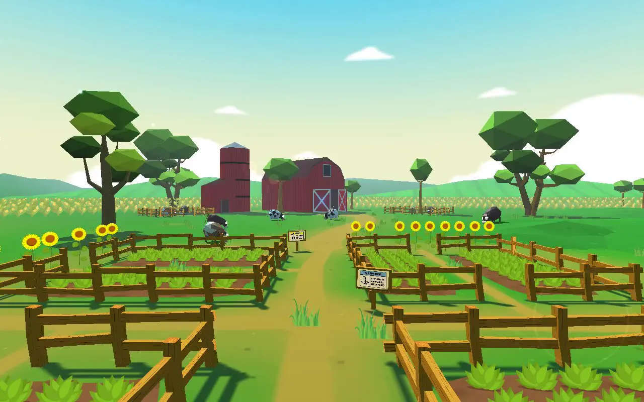 Frame from Sunflower-lined garden defense