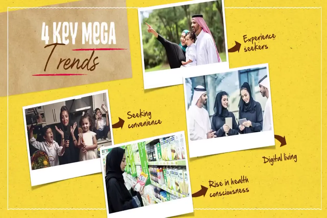 Frame from Colorful bilingual food brand deck