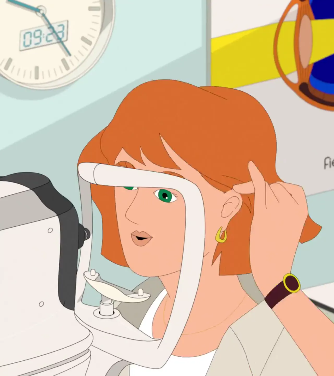 Frame from An illustrated eye examination