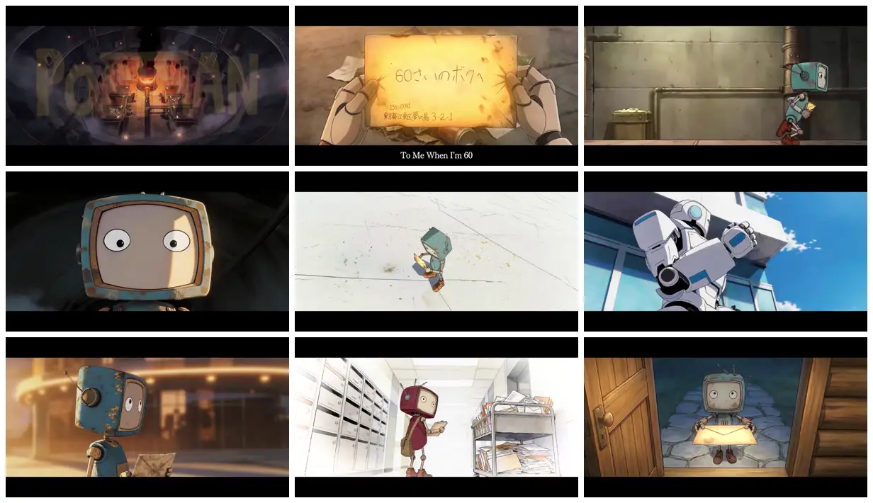 Nine frames from across Postman