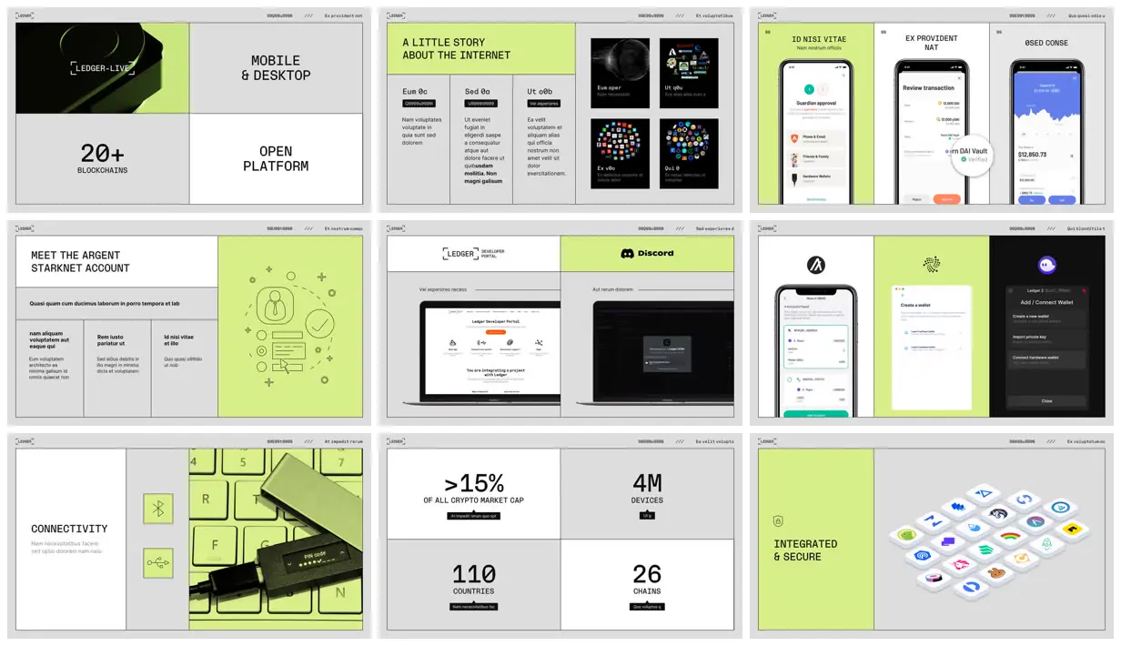 Nine frames from across Lime and grid technology keynote