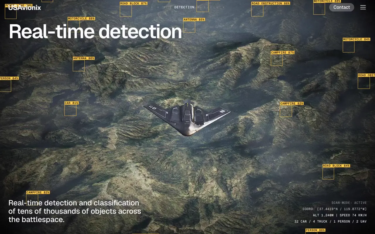 Frame from Autonomous flight over mapped terrain