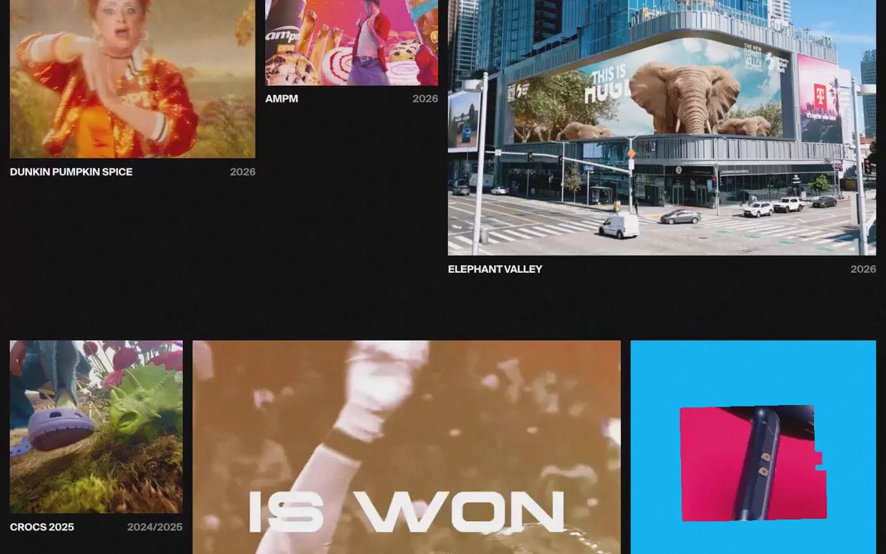Frame from Warm & Fuzzy creative portfolio