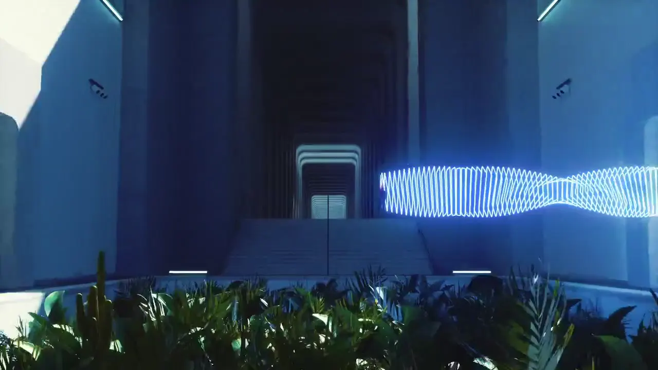 Frame from Neon worlds for a smartphone