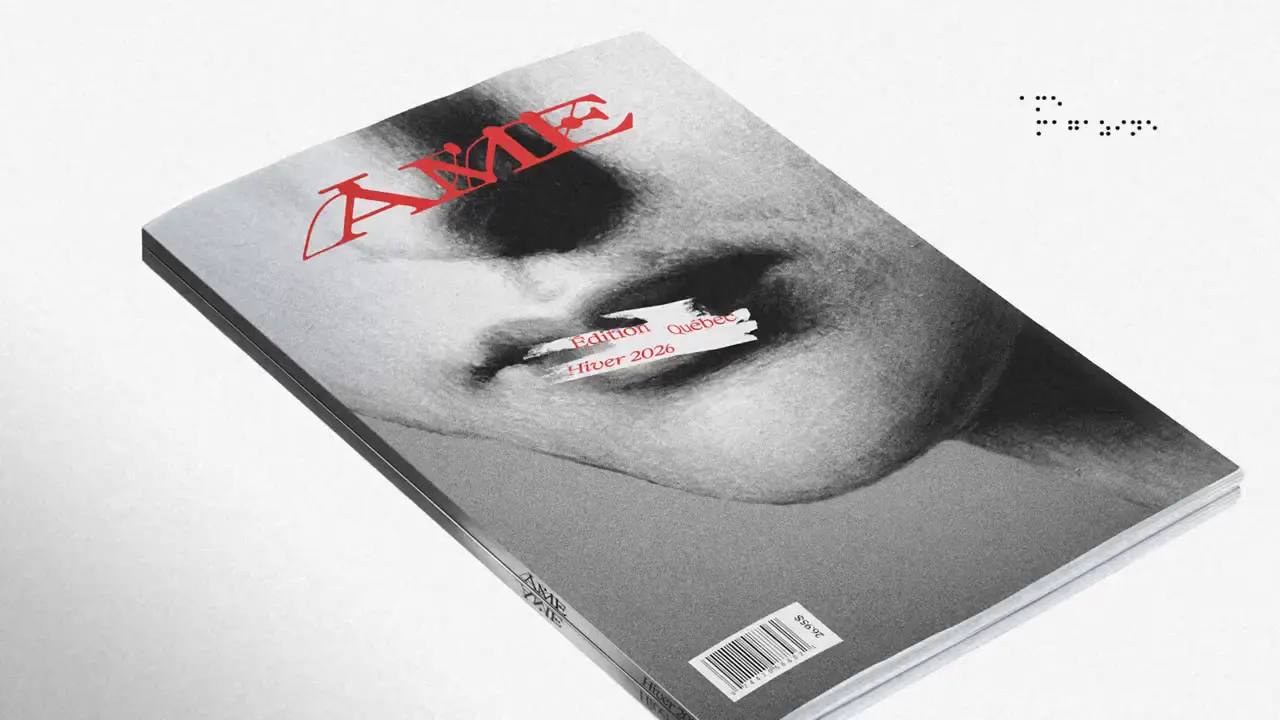 Frame from Silver and red experimental magazine