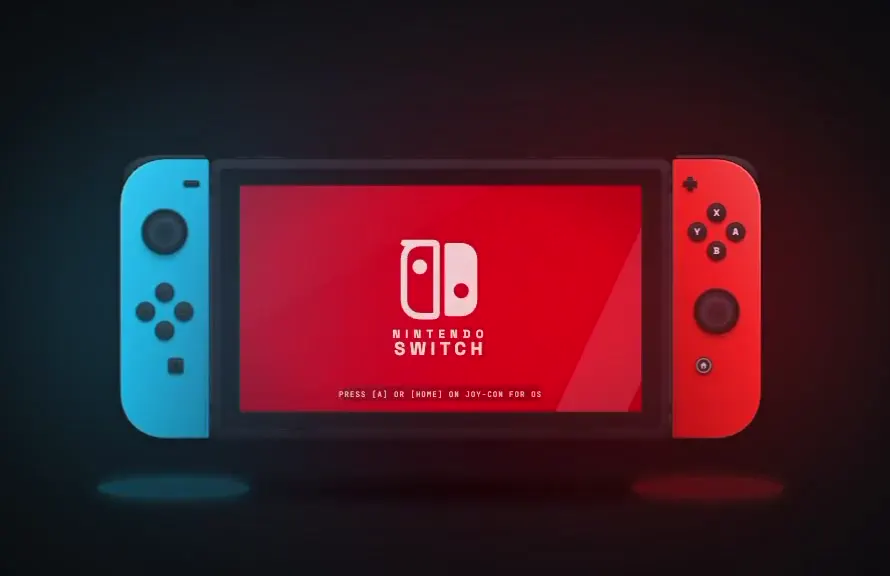 Frame from SVG Nintendo Switch that snaps and boots