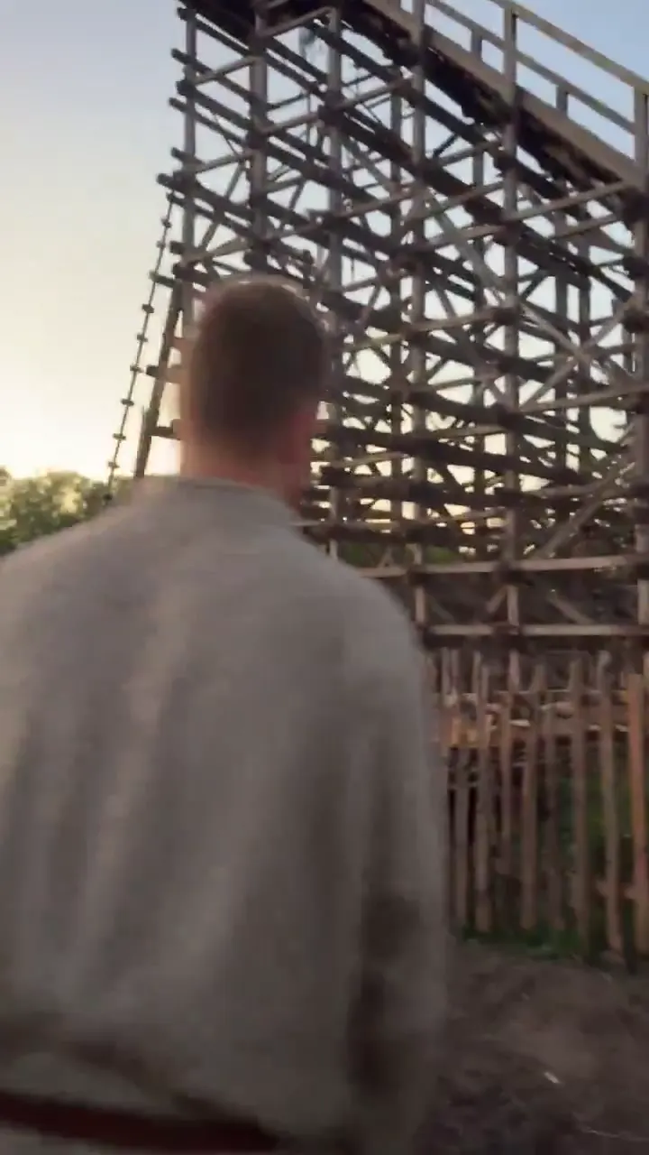 Frame from A timber funfair in medieval Poland