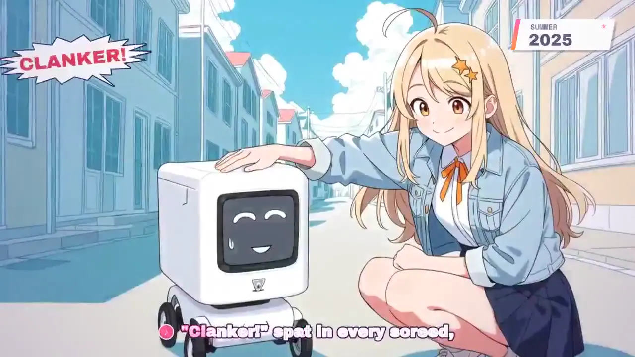 Frame from AI milestones as anime scenes