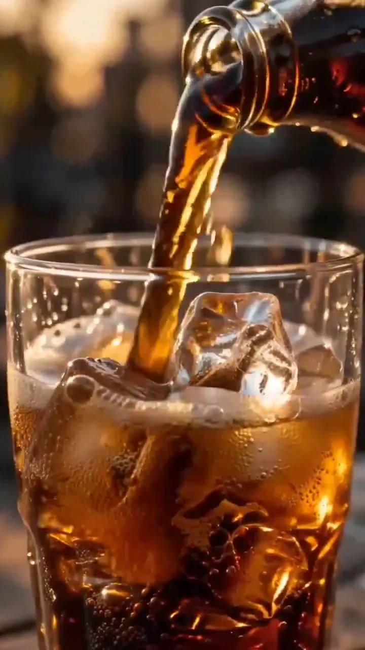 Frame from Cola bottles at a rooftop gathering
