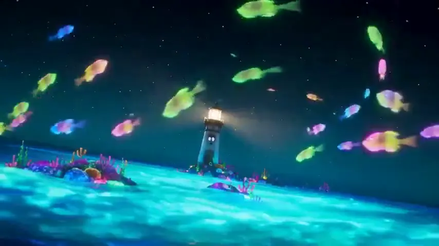 Frame from Crescent moon and the glowing anglerfish