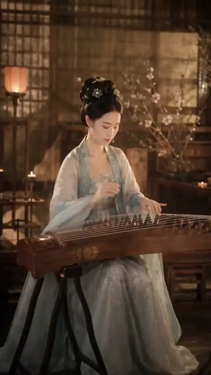 Frame from Dancer in a candlelit chamber