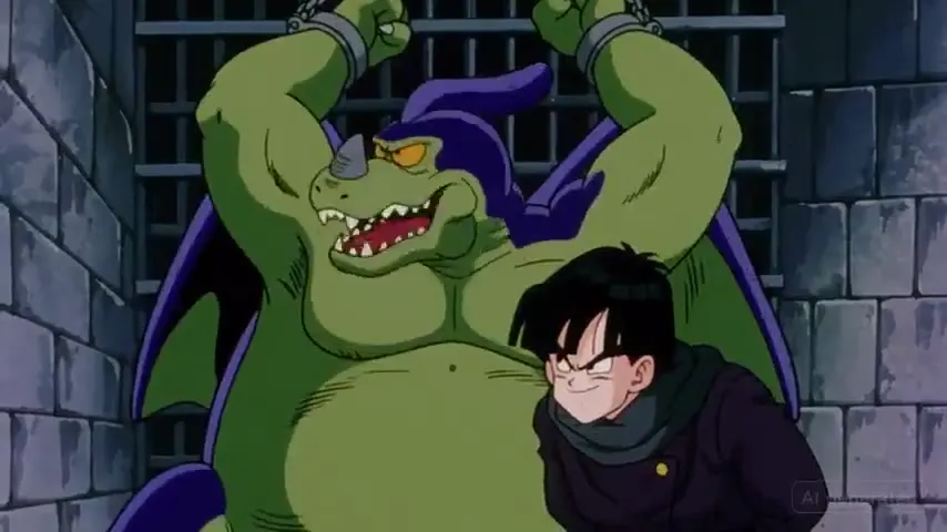 Frame from Dragon and feather in a dungeon