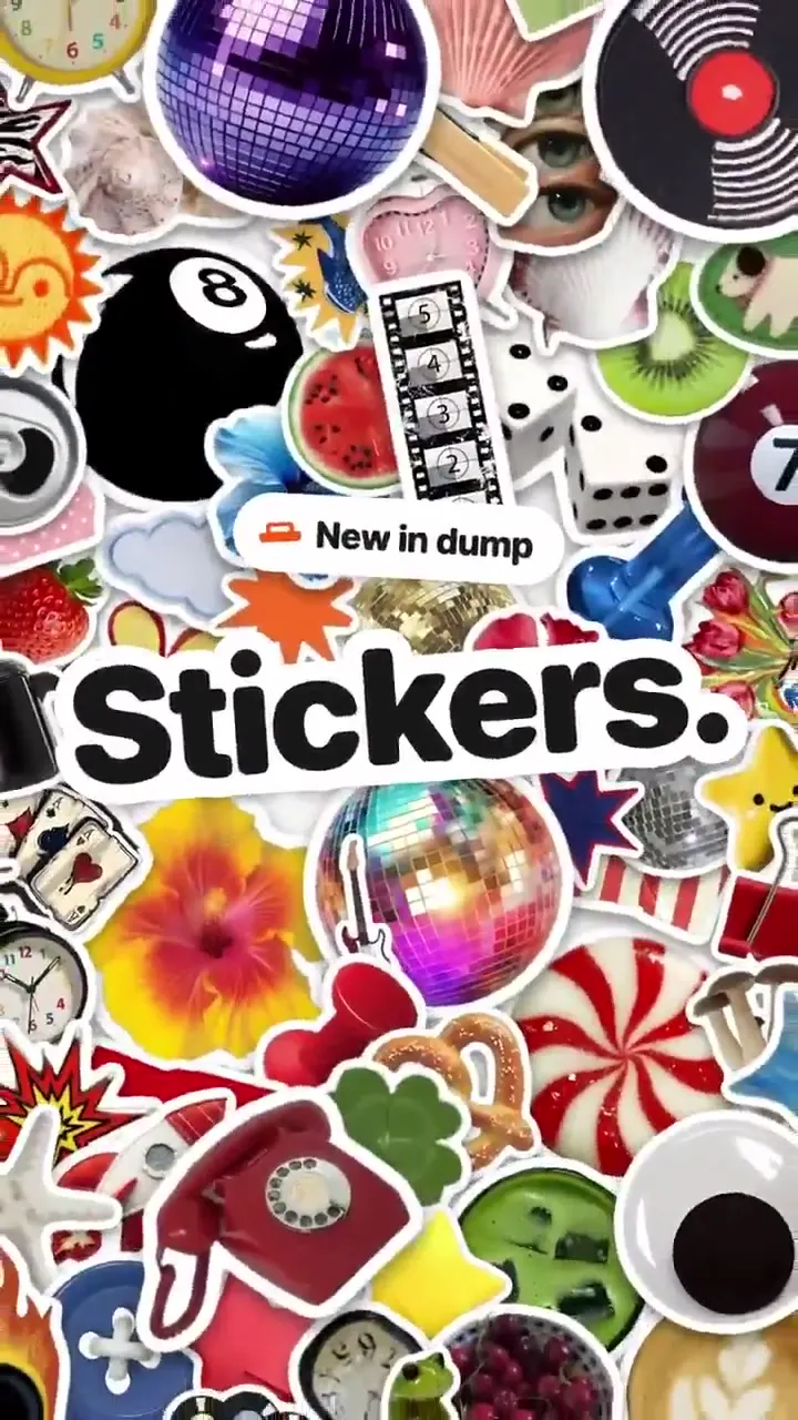 Frame from Dump sticker packs and Pro