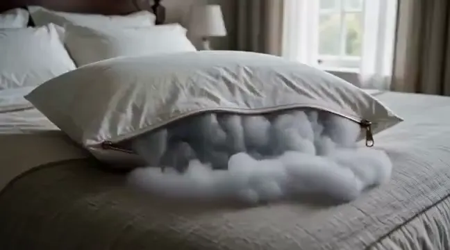 Frame from Fog inside a zippered pillow