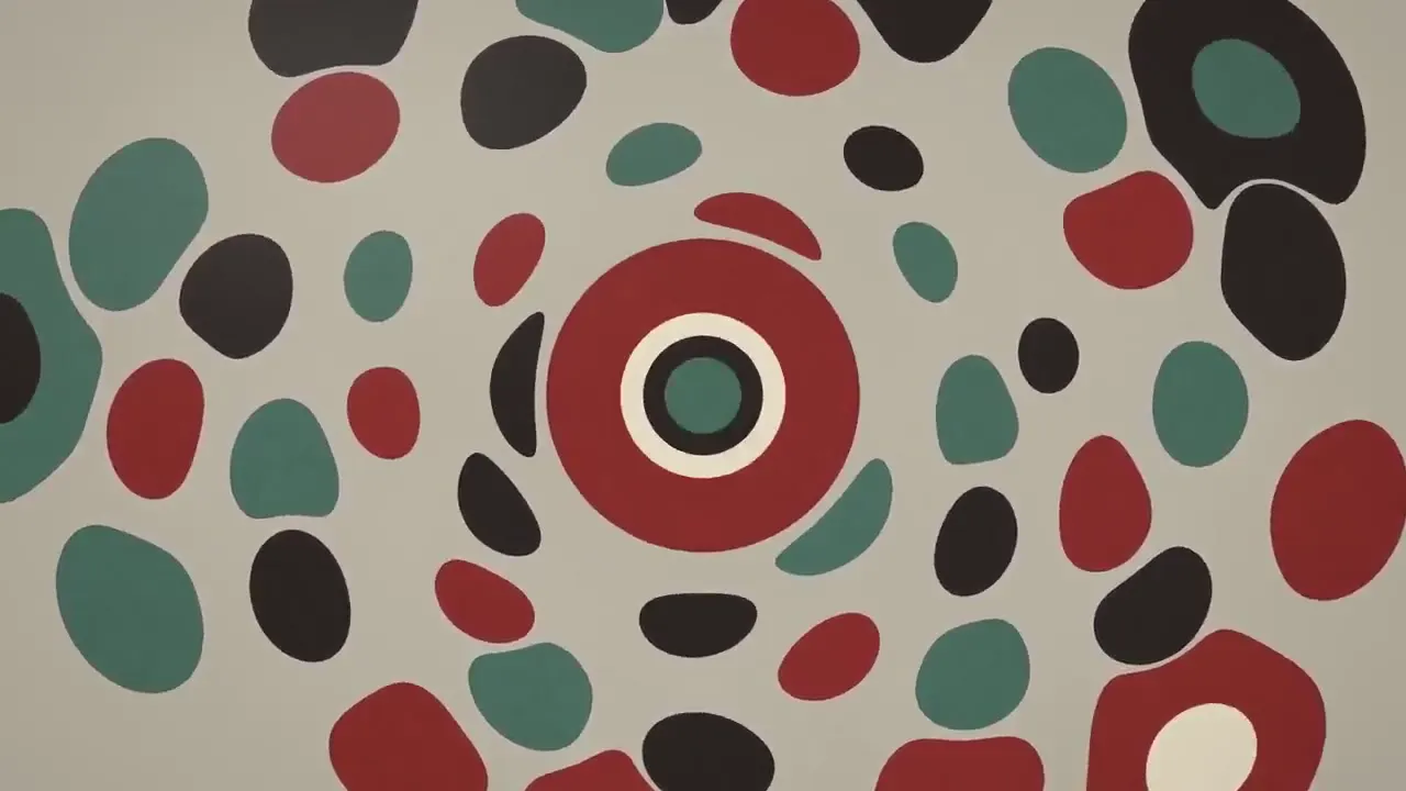 Frame from Ink spots and concentric rings