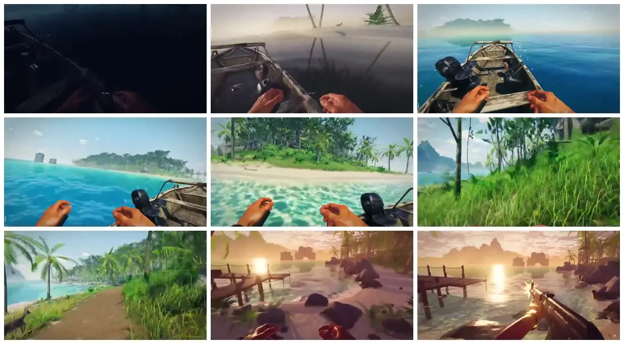 Nine frames from across Island waters from daylight to dusk
