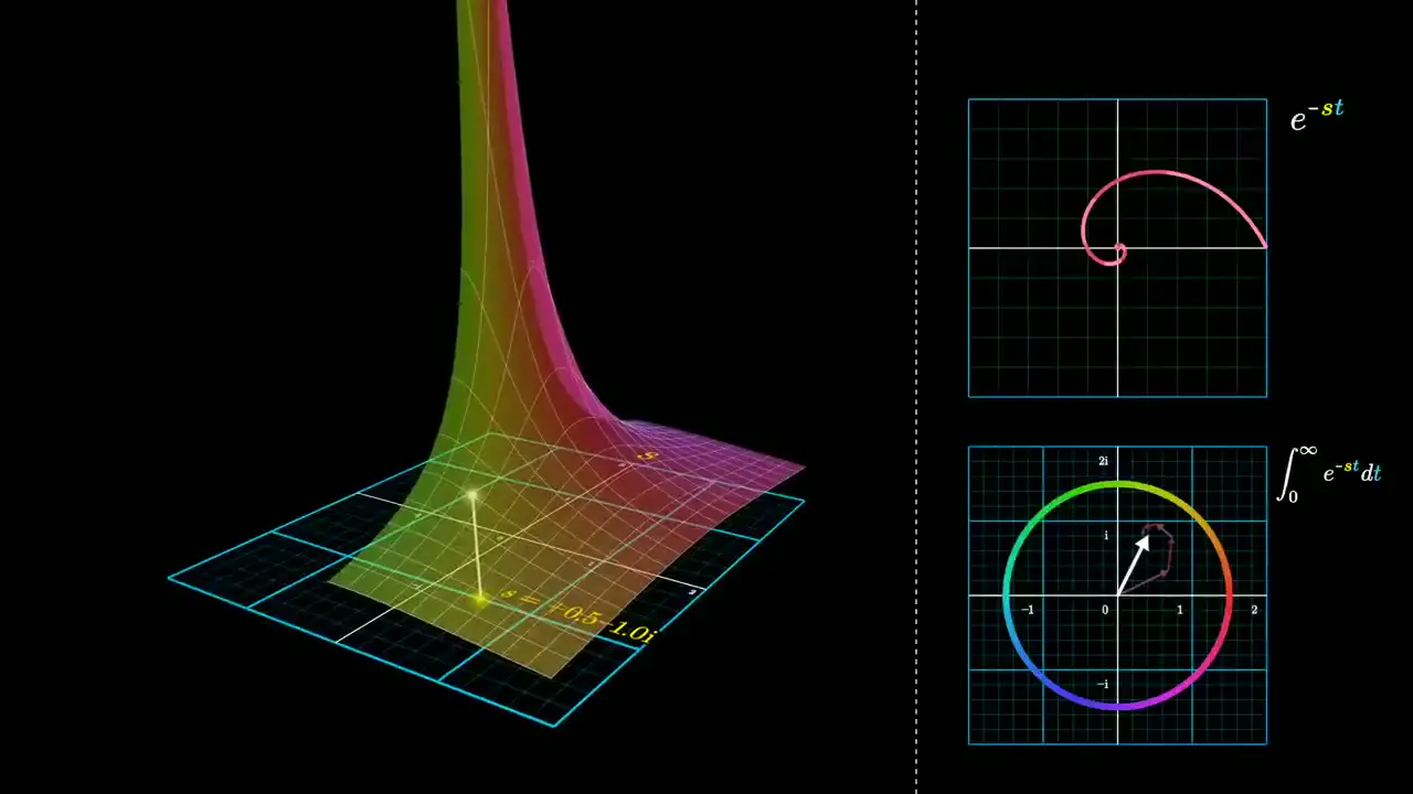 Frame from Laplace transforms on the complex plane
