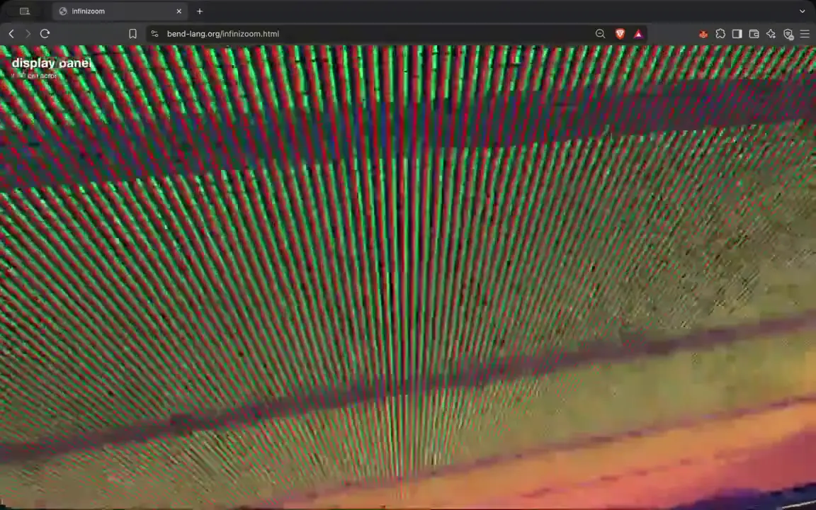 Frame from Laptop circuitry, atoms and quarks