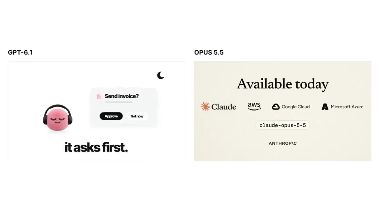 Frame from Mascots and serif product launch cards