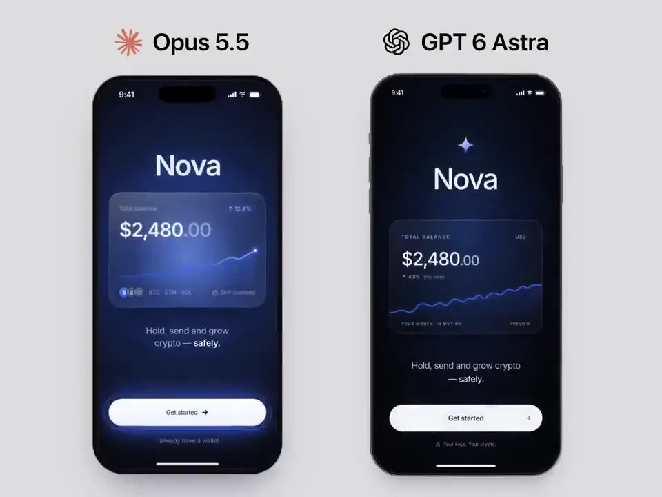 Frame from Nova wallet welcome screens