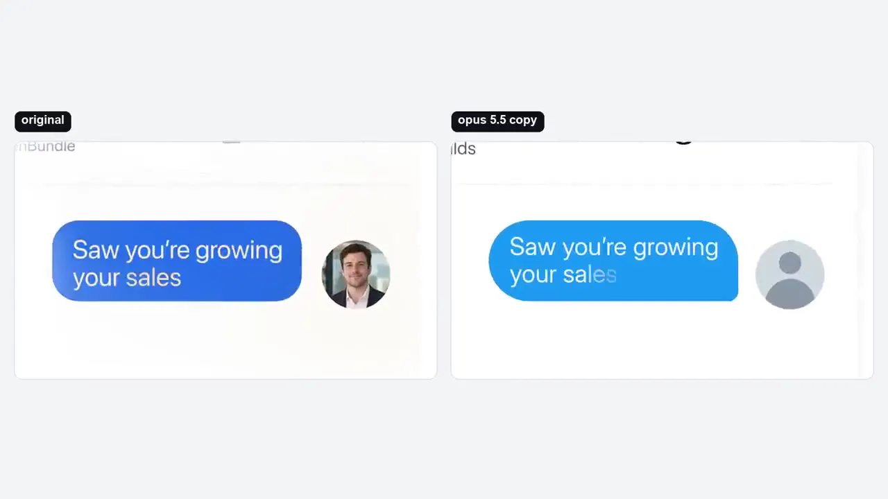 Frame from Outbound campaign interface remake