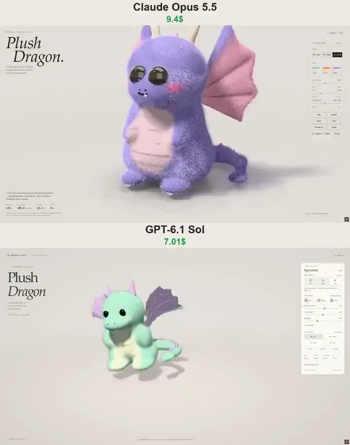 Frame from Plush dragons in pastel palettes