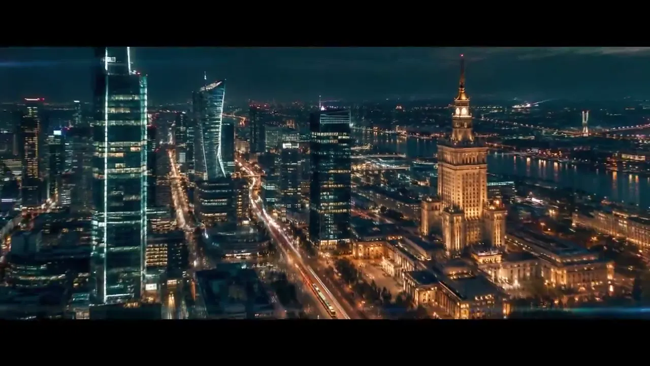 Frame from Poland in golden light