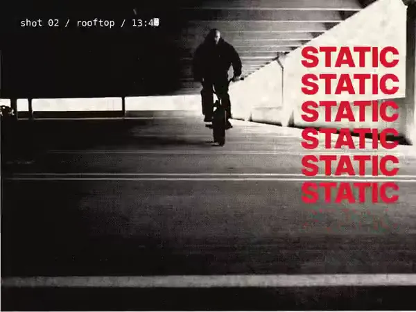 Frame from Red can and photocopied athletes