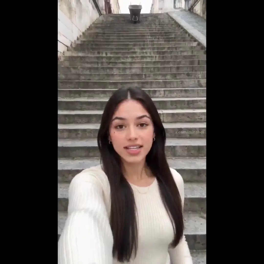 Frame from Selfies with hazards behind