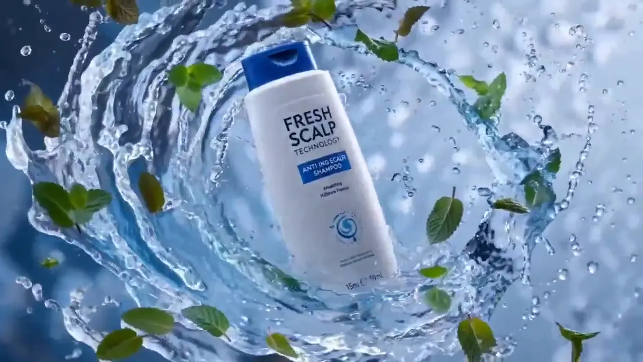 Frame from Shampoo amid ice and water