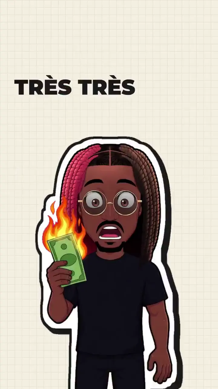 Frame from Sticker avatar explains an AI workflow