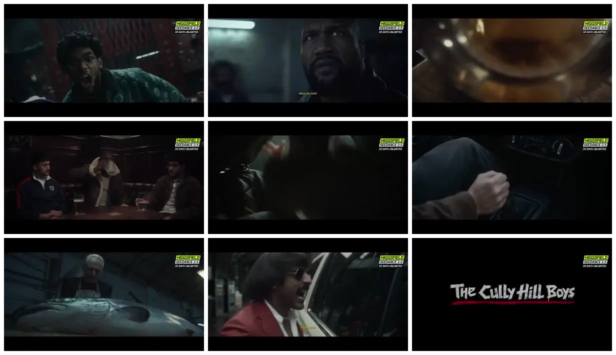 Nine frames from across The Cully Hill Boys